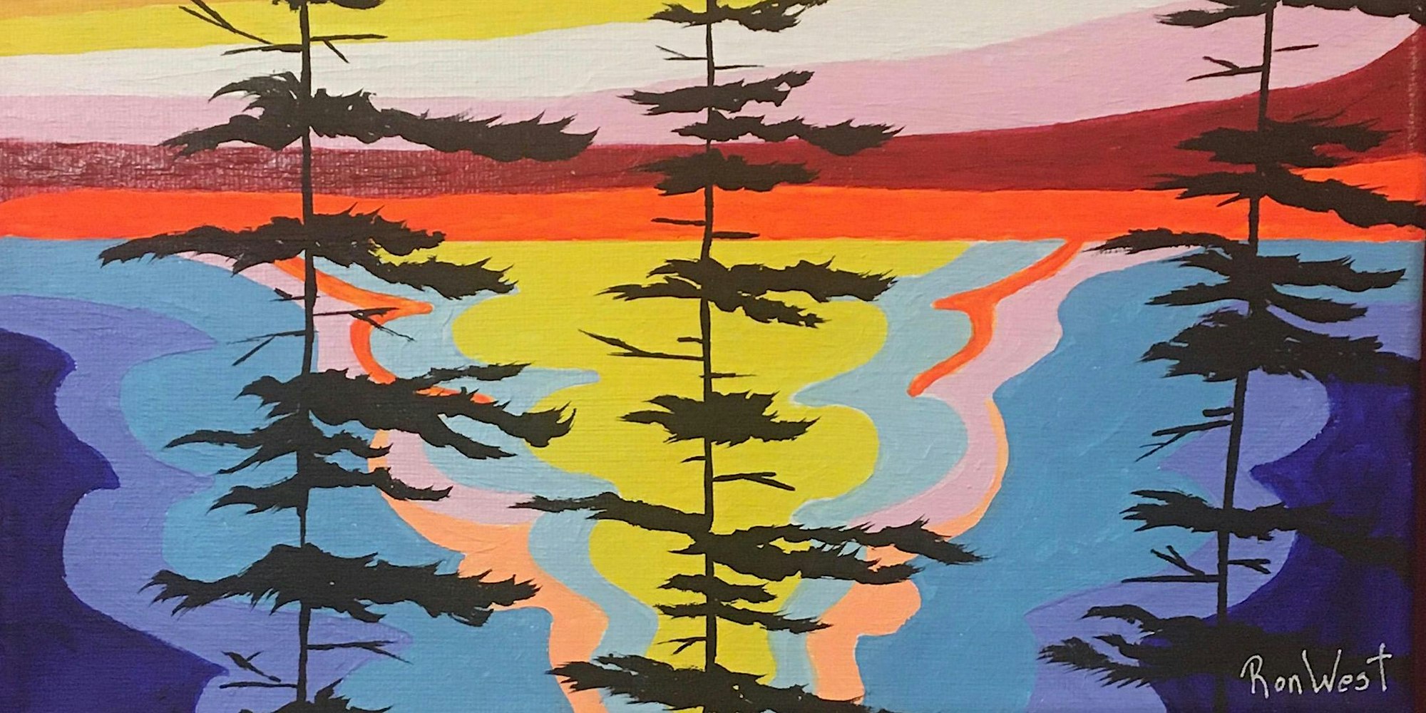 Paint a Wind-Swept Pine with Ron West